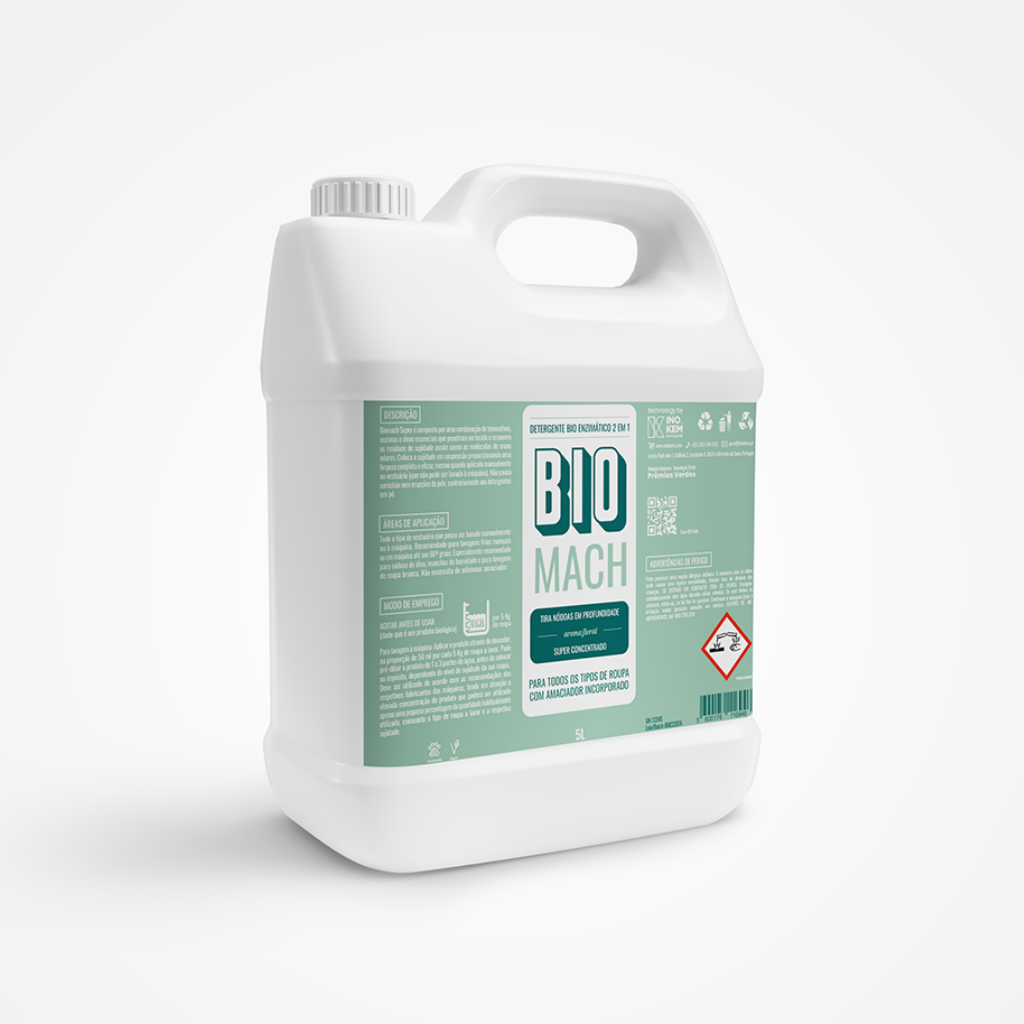 Biomach Super - Detergente de roupa bio enzimático 2 em 1 - Original (Frutado) - Image 2
